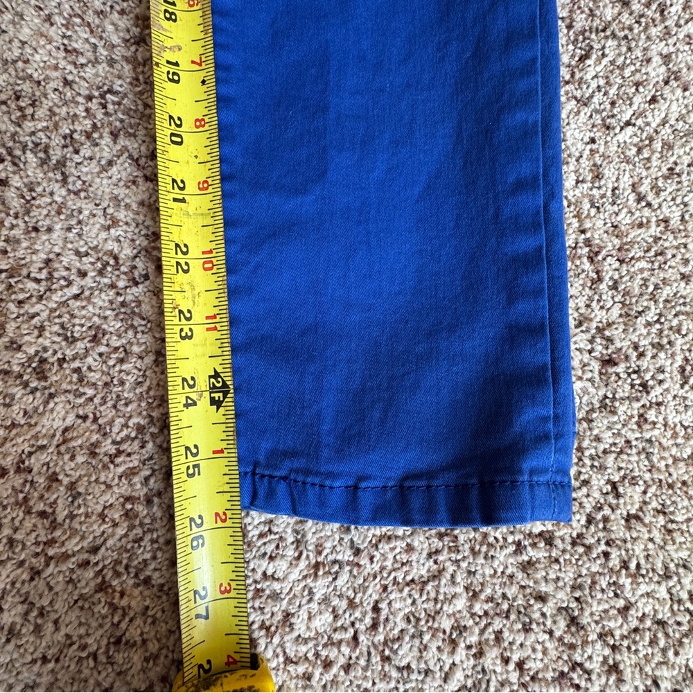 👖 Calvin Klein Royal Blue Skinny Crop Denim Jeans Womens Size 26/2 - Picture 14 of 16